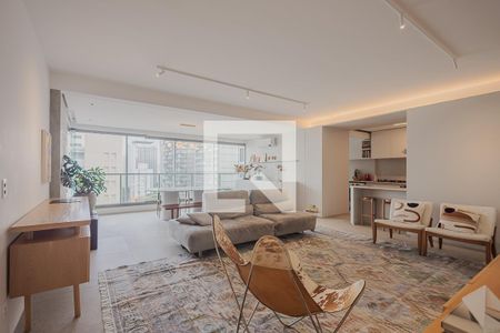 Sala de apartamento à venda com 3 quartos, 124m² em Jardim Paulistano, São Paulo