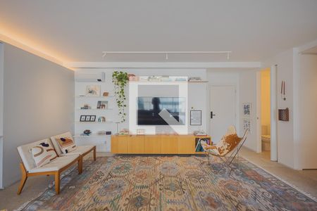 Sala de apartamento à venda com 3 quartos, 124m² em Jardim Paulistano, São Paulo
