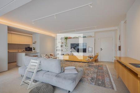 Sala de apartamento à venda com 3 quartos, 124m² em Jardim Paulistano, São Paulo