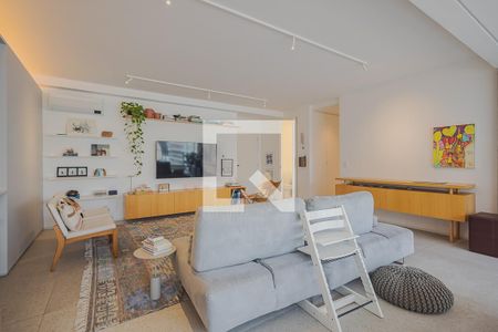 Sala de apartamento à venda com 3 quartos, 124m² em Jardim Paulistano, São Paulo