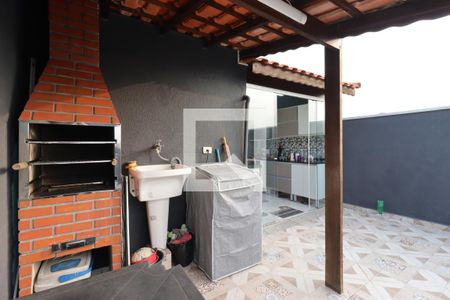 Área Gourmet de apartamento à venda com 2 quartos, 76m² em Jardim Cristiane, Santo André