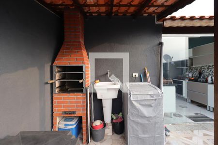 Área Gourmet de apartamento à venda com 2 quartos, 76m² em Jardim Cristiane, Santo André