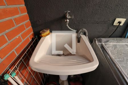 Área de Serviço de apartamento à venda com 2 quartos, 76m² em Jardim Cristiane, Santo André