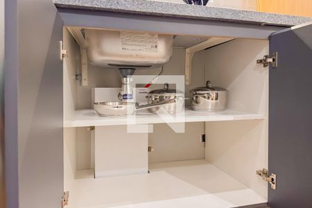 Cozinha de kitnet/studio à venda com 1 quarto, 26m² em Vila Mariana, São Paulo