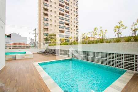 Área comum - Piscina de apartamento à venda com 1 quarto, 56m² em Vila Leopoldina, Santo André