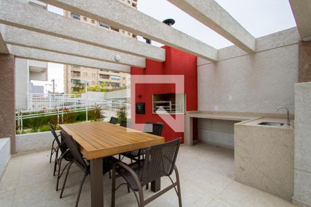 Área comum - Churrasqueira 2 de apartamento à venda com 1 quarto, 56m² em Vila Leopoldina, Santo André