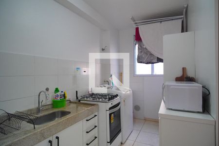 Cozinha de apartamento à venda com 1 quarto, 44m² em Morro Santana, Porto Alegre