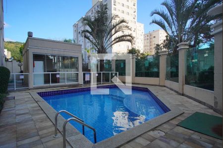 Área comum - Piscina de apartamento à venda com 1 quarto, 44m² em Morro Santana, Porto Alegre