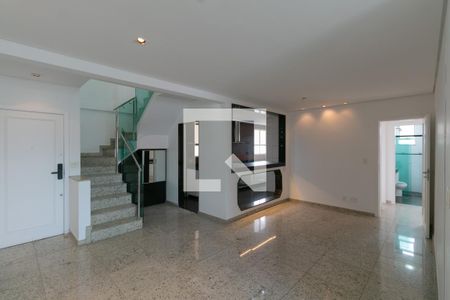 Sala de apartamento à venda com 4 quartos, 216m² em Castelo, Belo Horizonte