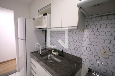 Cozinha de apartamento para alugar com 2 quartos, 47m² em Parque Sao Vicente, Santo André