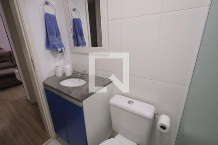 Banheiro 1 de apartamento para alugar com 2 quartos, 47m² em Parque Sao Vicente, Santo André