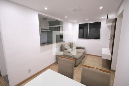 Sala de apartamento para alugar com 2 quartos, 47m² em Parque Sao Vicente, Santo André