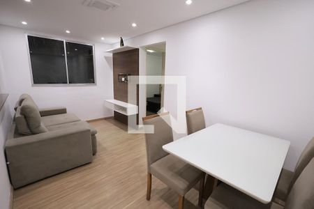 Sala de apartamento para alugar com 2 quartos, 47m² em Parque Sao Vicente, Santo André