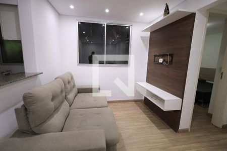 Sala de apartamento para alugar com 2 quartos, 47m² em Parque Sao Vicente, Santo André