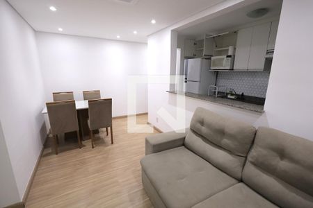 Sala de apartamento para alugar com 2 quartos, 47m² em Parque Sao Vicente, Santo André