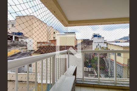 Varanda da Sala de apartamento à venda com 2 quartos, 61m² em Vila Isabel, Rio de Janeiro