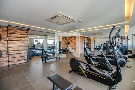 Área comum - Academia de apartamento à venda com 1 quarto, 60m² em Chácara das Pedras, Porto Alegre