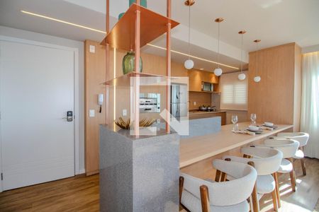 Cozinha de apartamento à venda com 1 quarto, 60m² em Chácara das Pedras, Porto Alegre