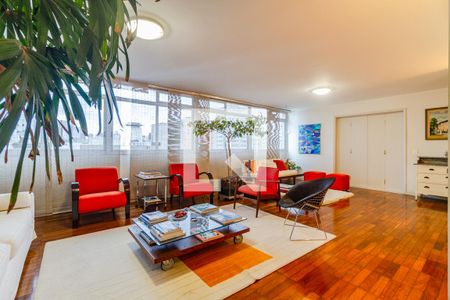 Sala de apartamento à venda com 3 quartos, 190m² em Cerqueira César, São Paulo