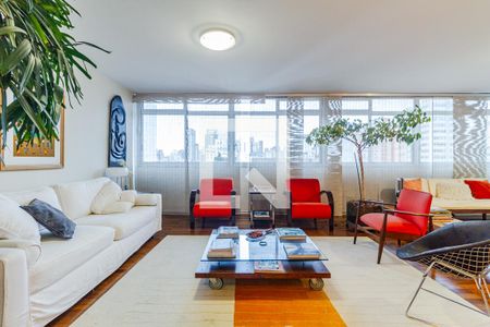 Sala de apartamento à venda com 3 quartos, 190m² em Cerqueira César, São Paulo