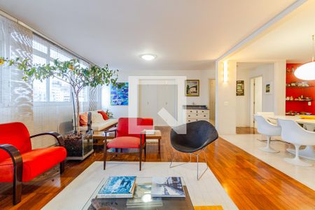 Sala de apartamento à venda com 3 quartos, 190m² em Cerqueira César, São Paulo