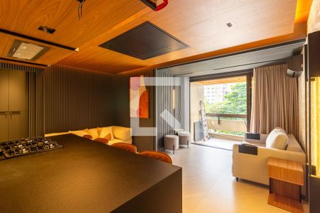 Sala de apartamento à venda com 1 quarto, 58m² em Cerqueira César, São Paulo