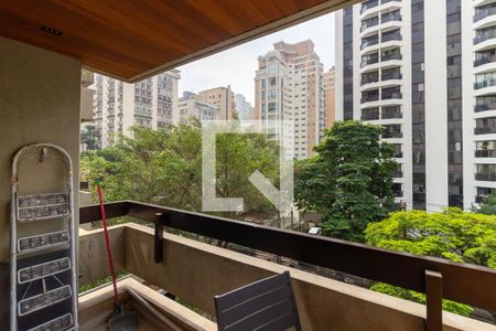 Vista/Varanda de apartamento à venda com 1 quarto, 58m² em Cerqueira César, São Paulo