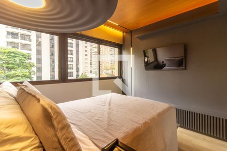 Quarto de apartamento à venda com 1 quarto, 58m² em Cerqueira César, São Paulo