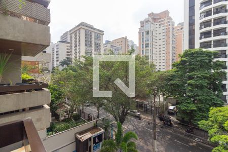 Vista/Varanda de apartamento à venda com 1 quarto, 58m² em Cerqueira César, São Paulo