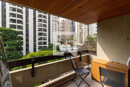 Vista/Varanda de apartamento à venda com 1 quarto, 58m² em Cerqueira César, São Paulo