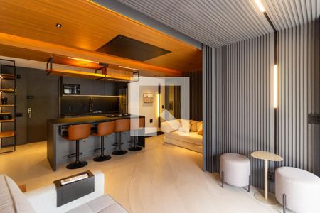 Sala de apartamento à venda com 1 quarto, 58m² em Cerqueira César, São Paulo