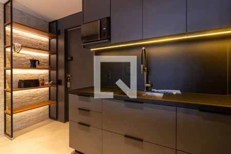 Cozinha de apartamento à venda com 1 quarto, 58m² em Cerqueira César, São Paulo