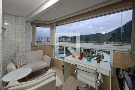 Sacada de apartamento para alugar com 2 quartos, 70m² em Canto do Forte, Praia Grande
