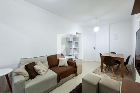 Sala de apartamento para alugar com 2 quartos, 70m² em Canto do Forte, Praia Grande