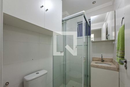Banheiro da Suíte de apartamento para alugar com 2 quartos, 70m² em Canto do Forte, Praia Grande