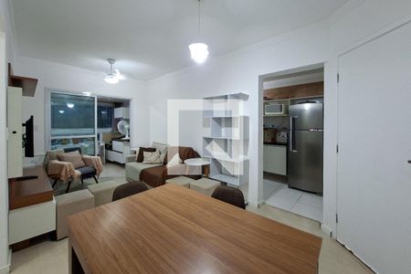 Sala de apartamento para alugar com 2 quartos, 70m² em Canto do Forte, Praia Grande
