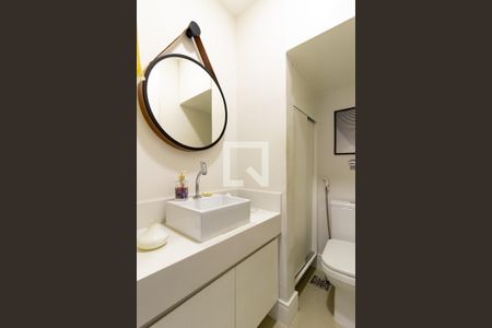 Lavabo de apartamento à venda com 3 quartos, 140m² em Humaitá, Rio de Janeiro