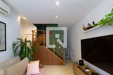 Sala de apartamento à venda com 3 quartos, 140m² em Humaitá, Rio de Janeiro