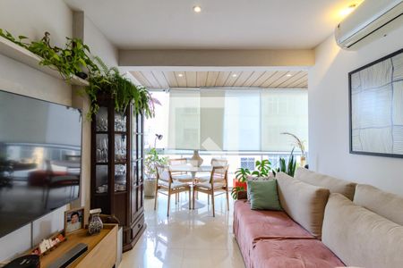 Sala de apartamento à venda com 3 quartos, 140m² em Humaitá, Rio de Janeiro