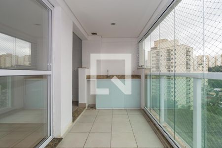 Varanda da Sala de apartamento para alugar com 3 quartos, 73m² em Vila Andrade, São Paulo
