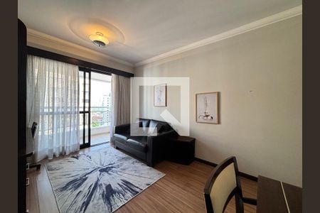 Sala/Cozinha de apartamento para alugar com 1 quarto, 69m² em Moema, São Paulo