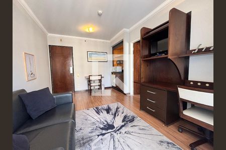 Sala/Cozinha de apartamento para alugar com 1 quarto, 69m² em Moema, São Paulo