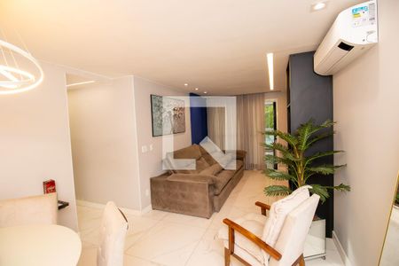 Sala de apartamento à venda com 3 quartos, 117m² em Recreio dos Bandeirantes, Rio de Janeiro