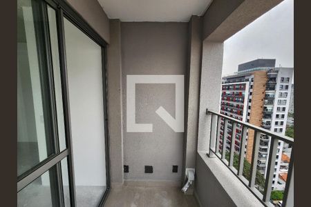 Varanda Studio de apartamento à venda com 1 quarto, 31m² em Indianópolis, São Paulo