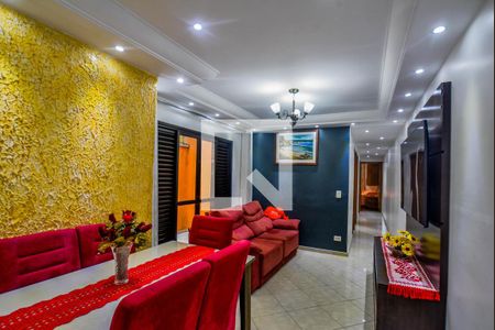 Sala de apartamento à venda com 3 quartos, 100m² em Vila Curuçá, Santo André