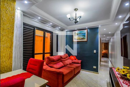 Sala de apartamento à venda com 3 quartos, 100m² em Vila Curuçá, Santo André
