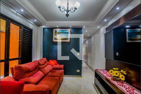 Sala de apartamento à venda com 3 quartos, 100m² em Vila Curuçá, Santo André
