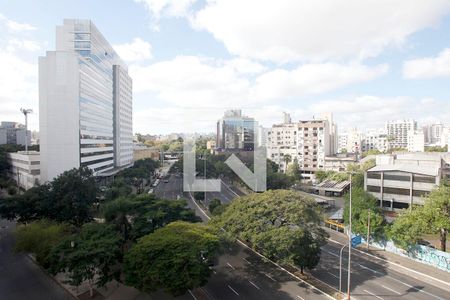 Vista da Varanda de apartamento à venda com 1 quarto, 46m² em Centro Histórico, Porto Alegre