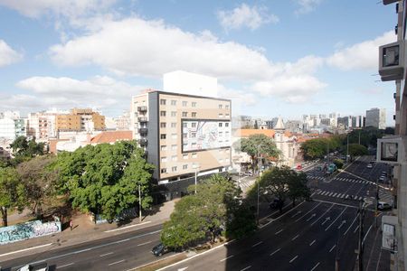 Vista da Varanda de apartamento à venda com 1 quarto, 46m² em Centro Histórico, Porto Alegre