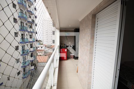 Varanda de apartamento para alugar com 2 quartos, 67m² em Cidade Ocian, Praia Grande